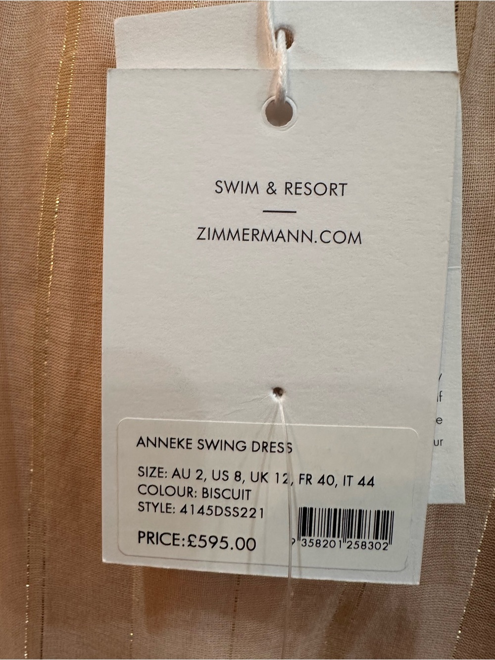 Zimmerman Maxi dress NWT size 2 (US Size 8) - Picture 6 of 8